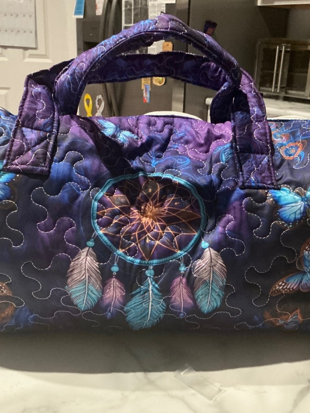 Quilted Duffle Bag